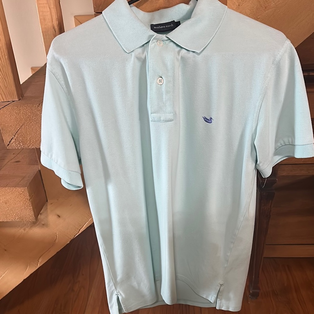Weatherproof Men's Light Blue Polo Shirt